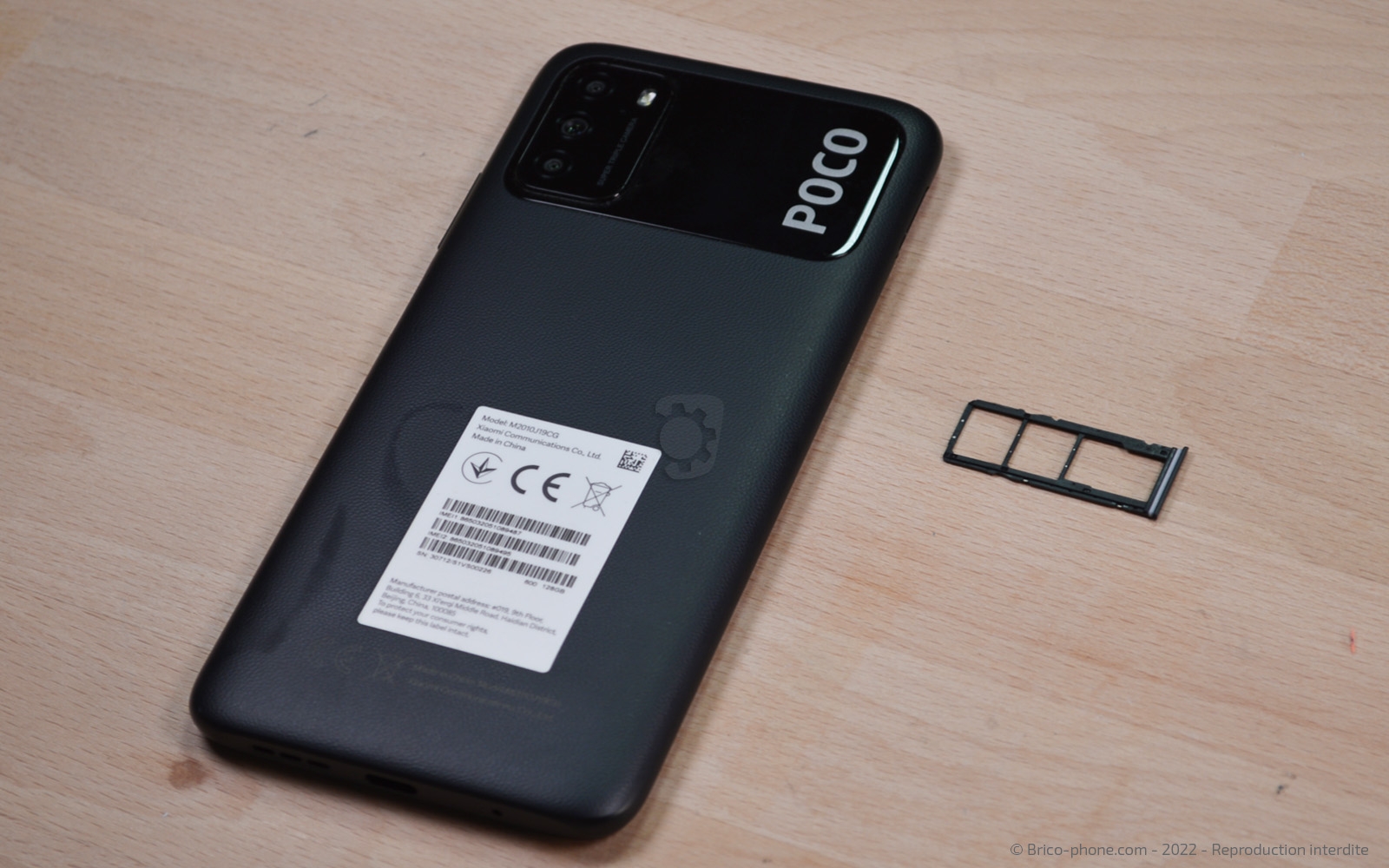 changement du connecteur de charge sur Poco M3 photo 3