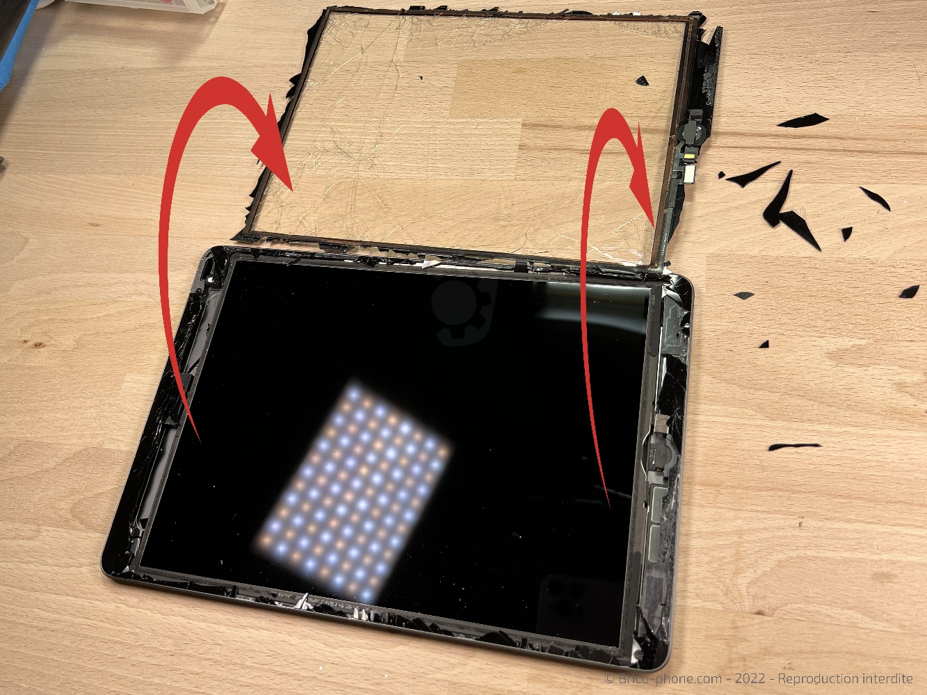 Changement de la vitre tactile sur iPad 9 2021 photo 4