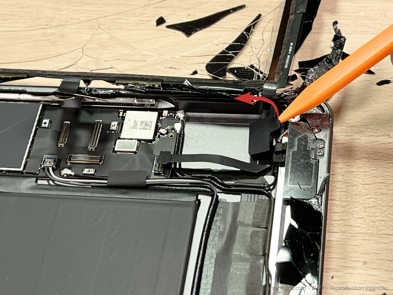 Changement de la vitre tactile sur iPad 9 2021 photo 1
