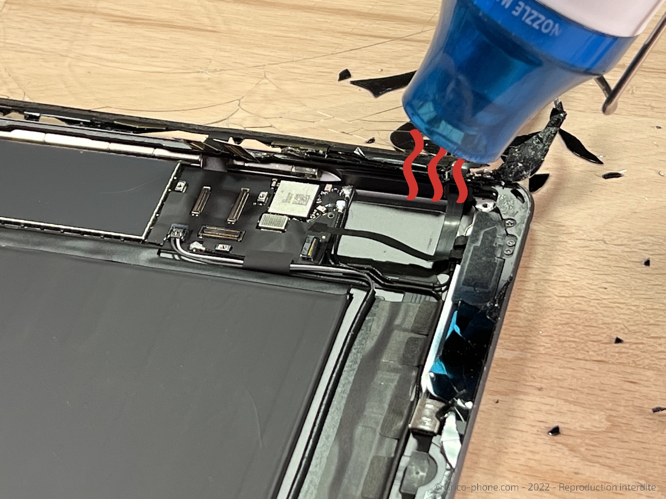 Changement de la vitre tactile sur iPad 9 2021 photo 2