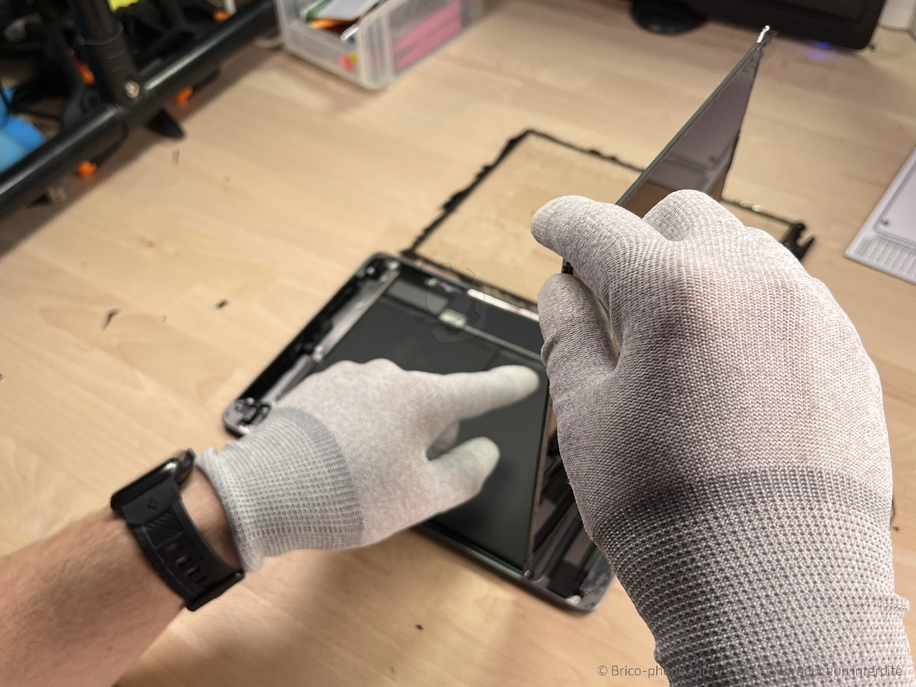 Changement de la vitre tactile sur iPad 9 2021 photo 3