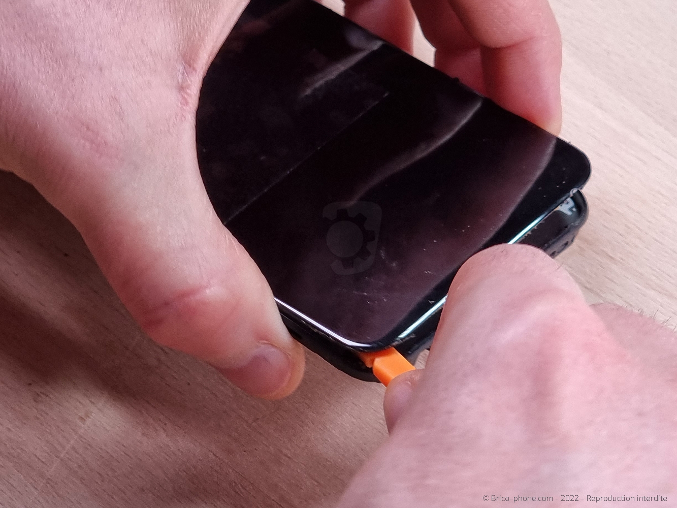 Changement de l'écran (vitre + LCD) sur A53S photo 1