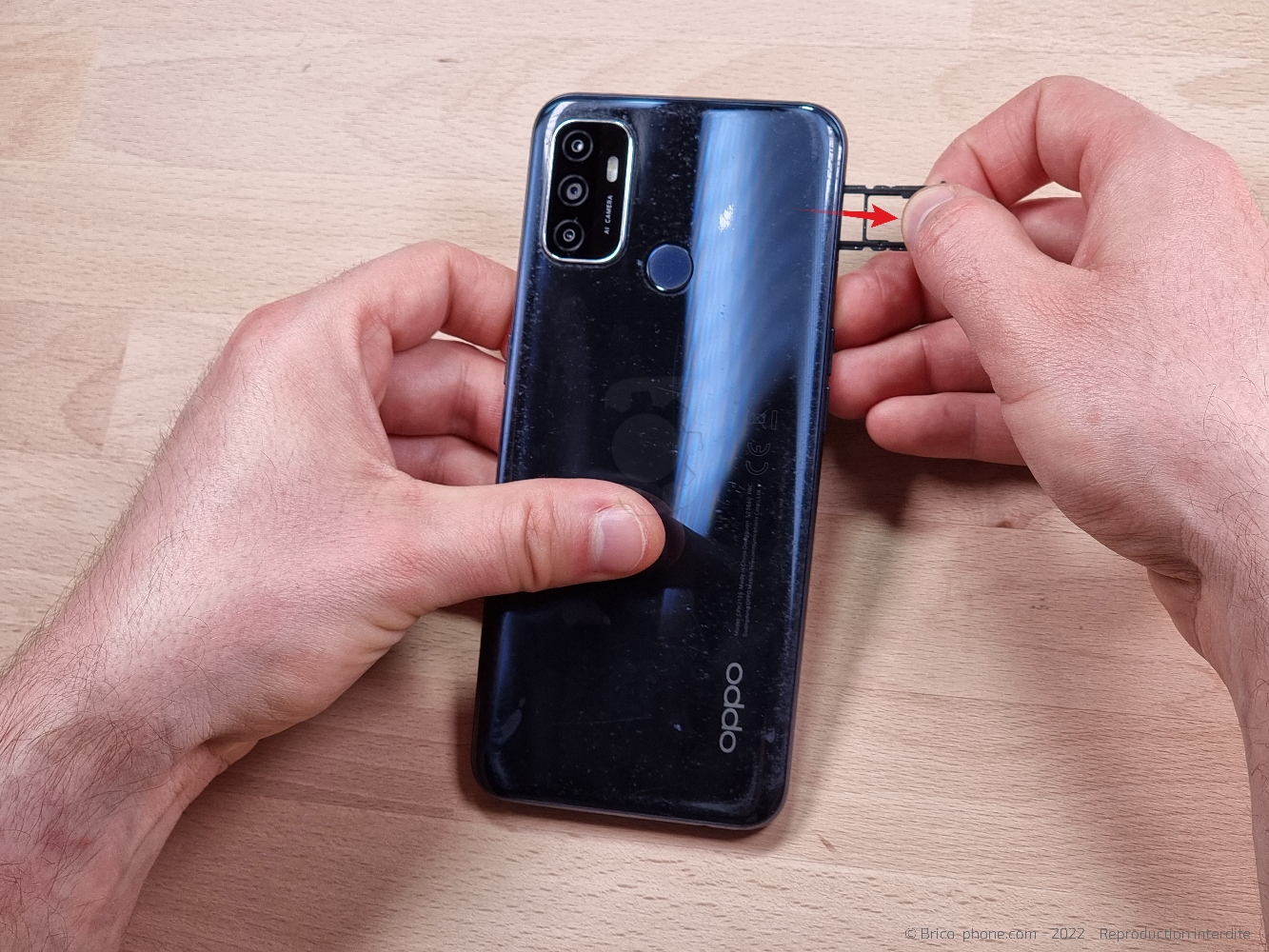 Changement du connecteur de charge sur A53S photo 3