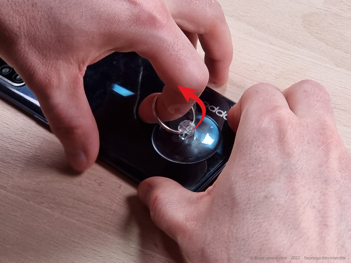 Changement du connecteur de charge sur A53S photo 3