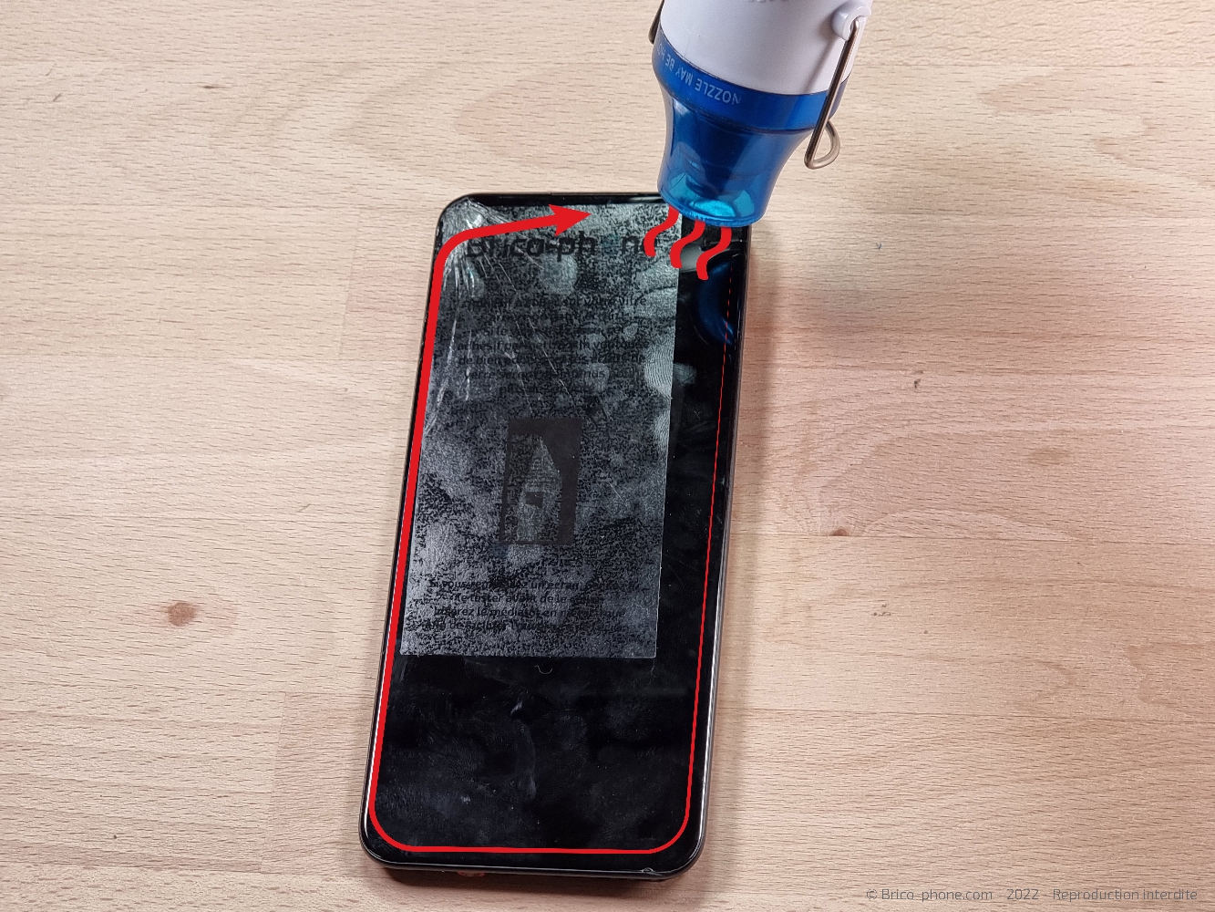 Démontage complet sur A53S photo 2