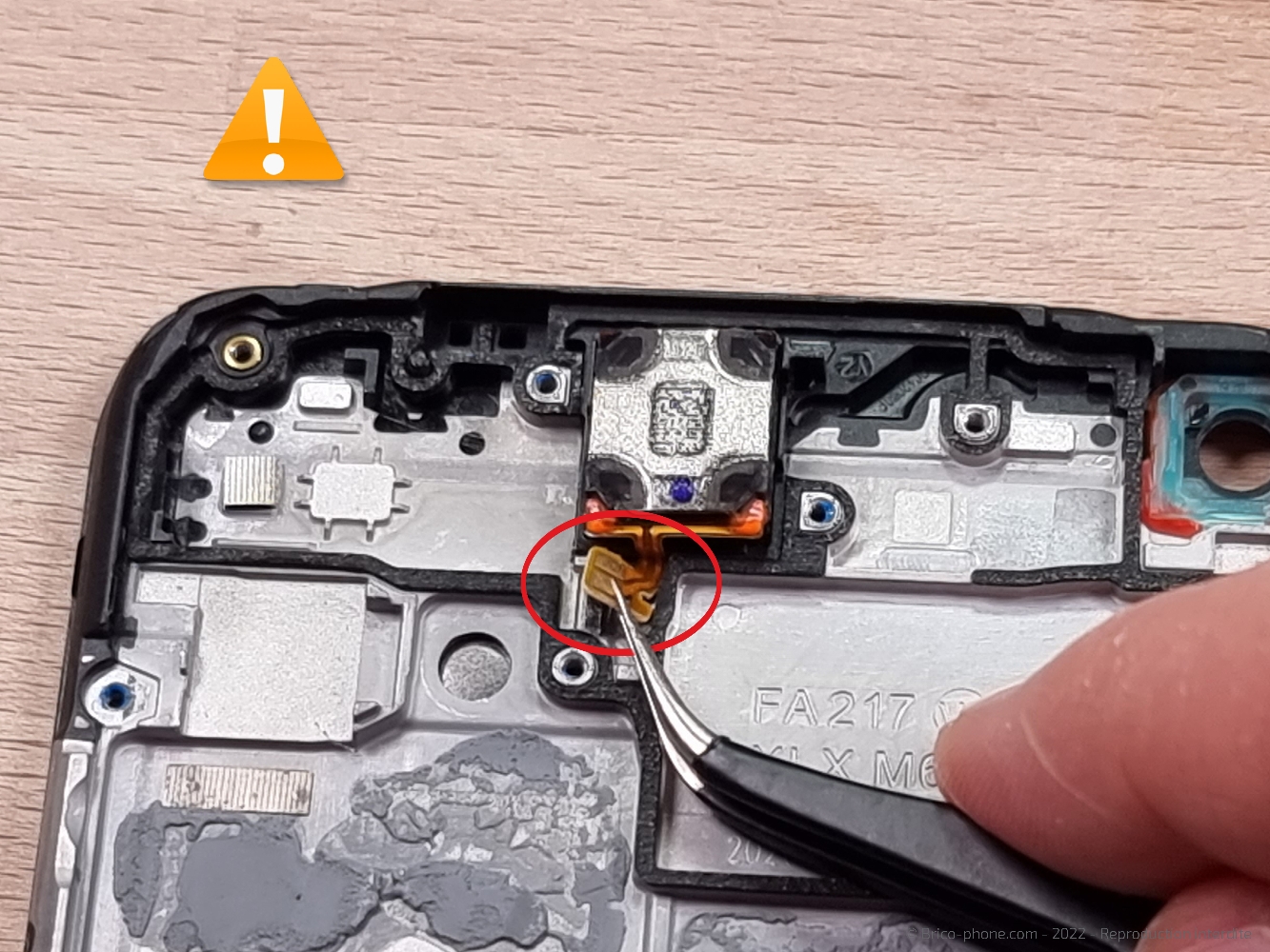 Démontage complet sur A53S photo 3