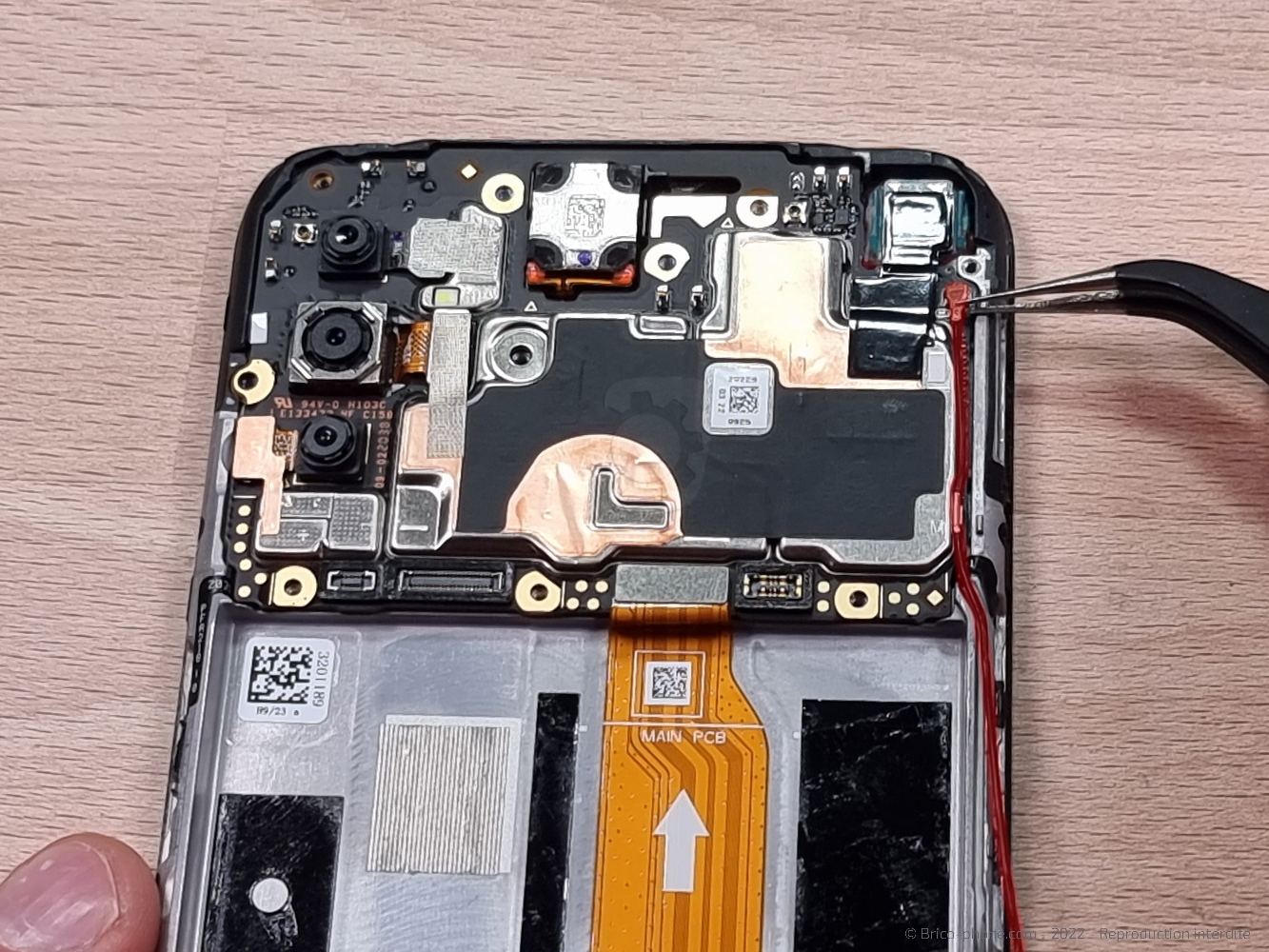 Démontage complet sur A53S photo 1