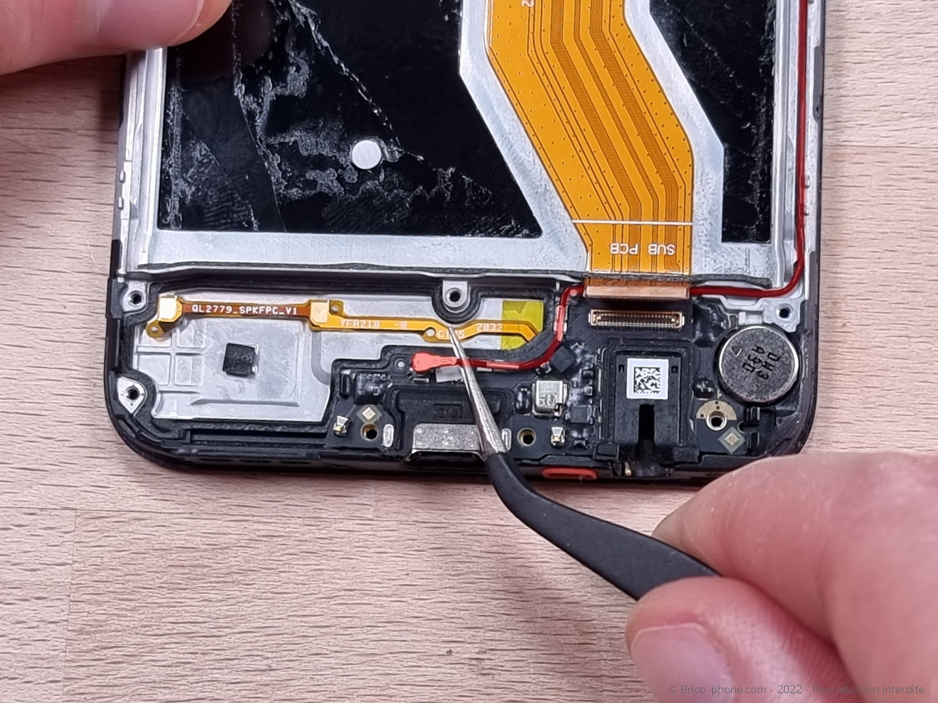 Démontage complet sur A53S photo 2