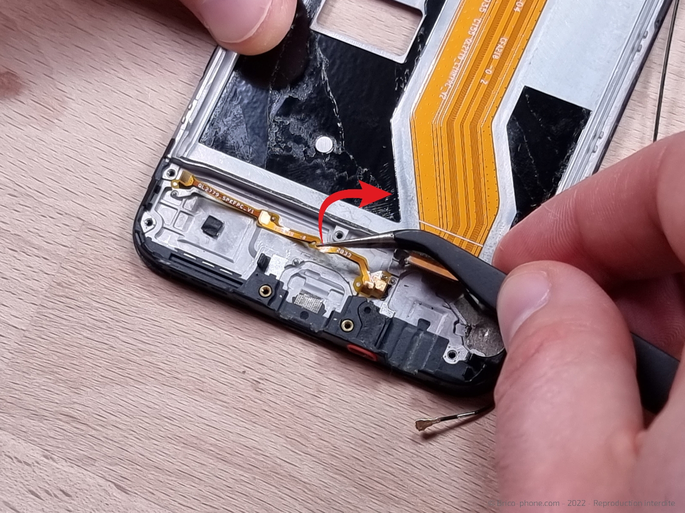 Démontage complet sur A53S photo 3