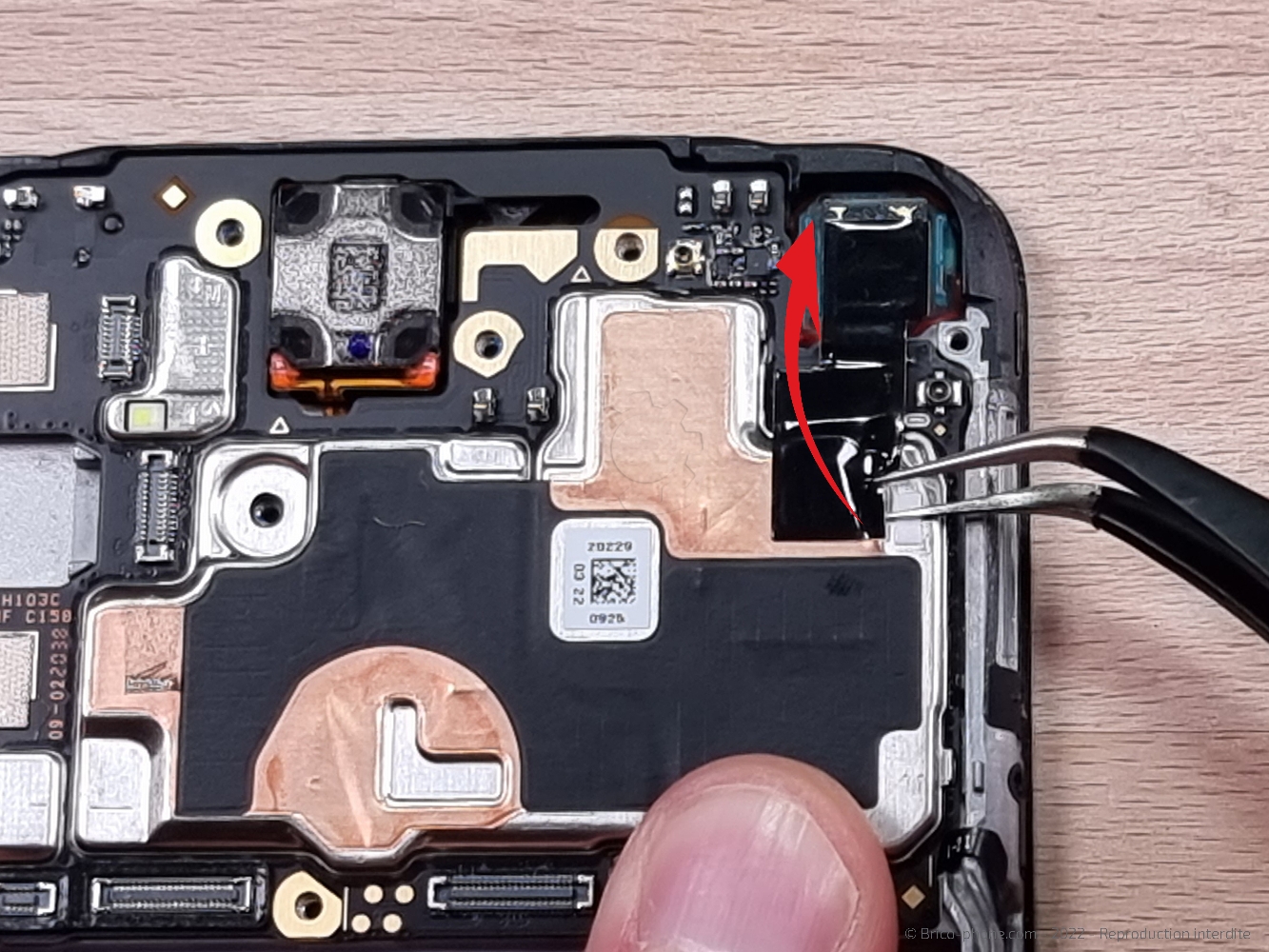 Démontage complet sur A53S photo 1