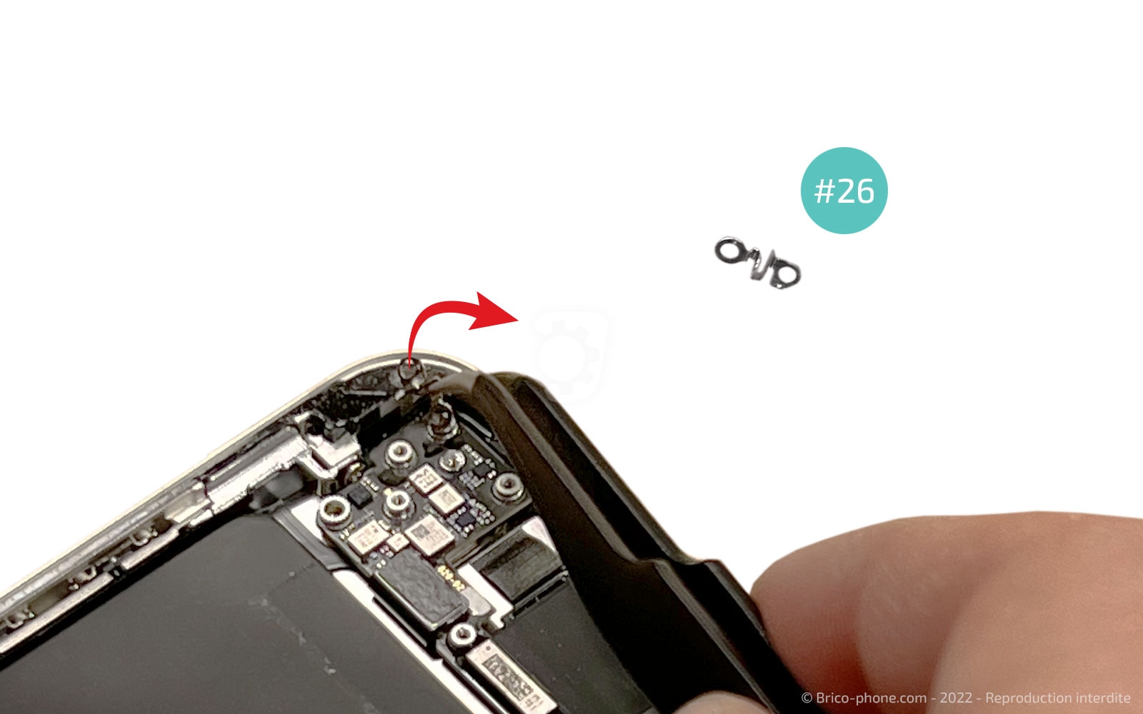 Remplacer le connecteur de charge  sur iPhone SE 2022 photo 3