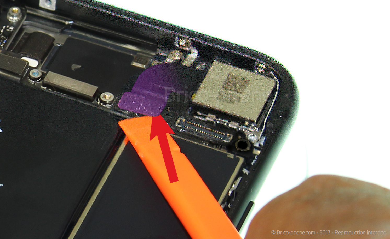 Remplacer le connecteur de charge  sur iPhone SE 2022 photo 2