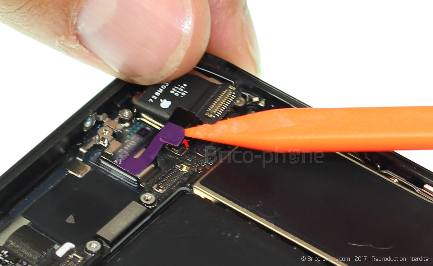 Remplacer le connecteur de charge  sur iPhone SE 2022 photo 4