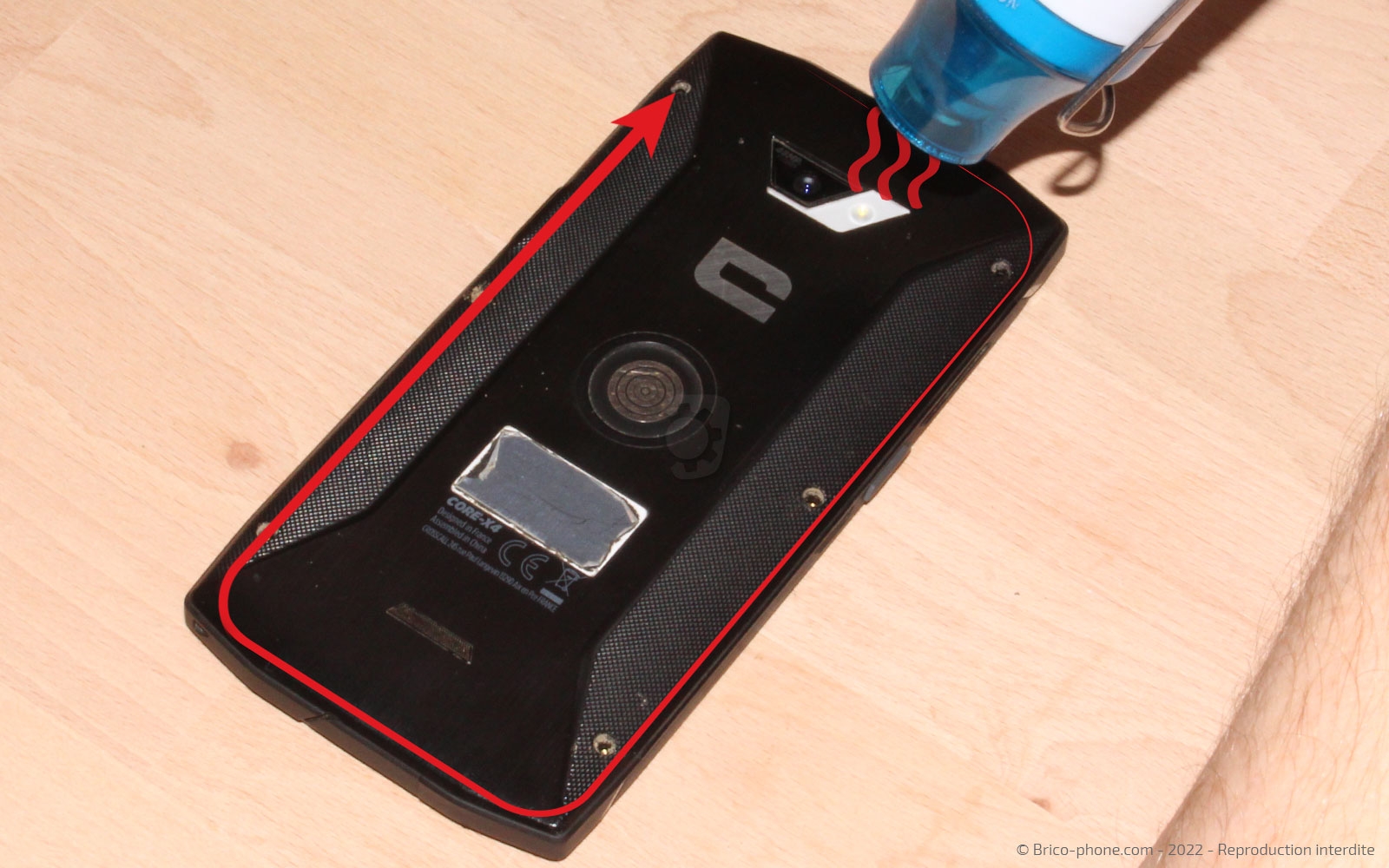 Comment changer le bloc écran  sur Core-X4 photo 1