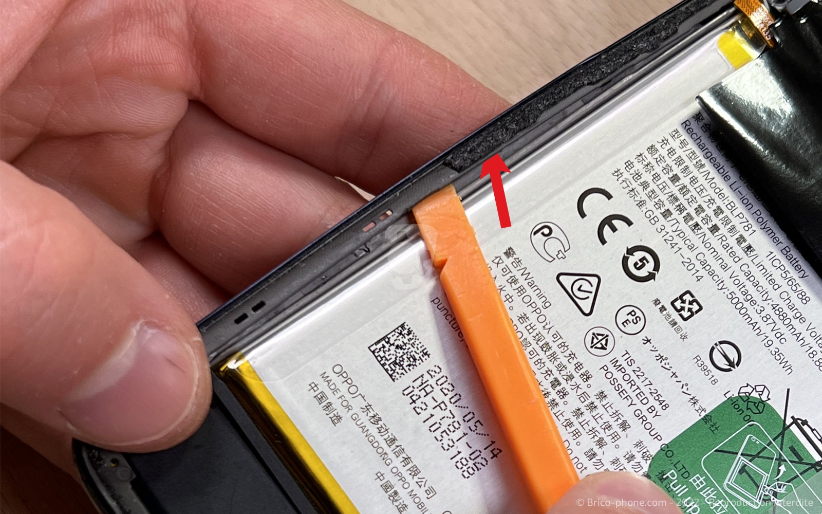 Changer l'écran du Oppo A72 4G sur A72 photo 2