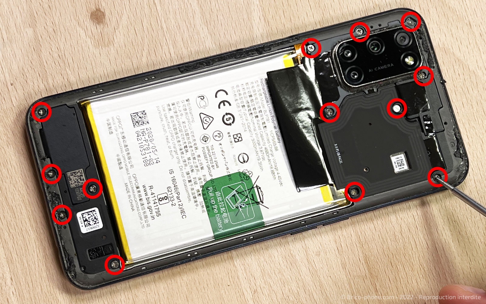 Changer l'écran du Oppo A72 4G sur A72 photo 1