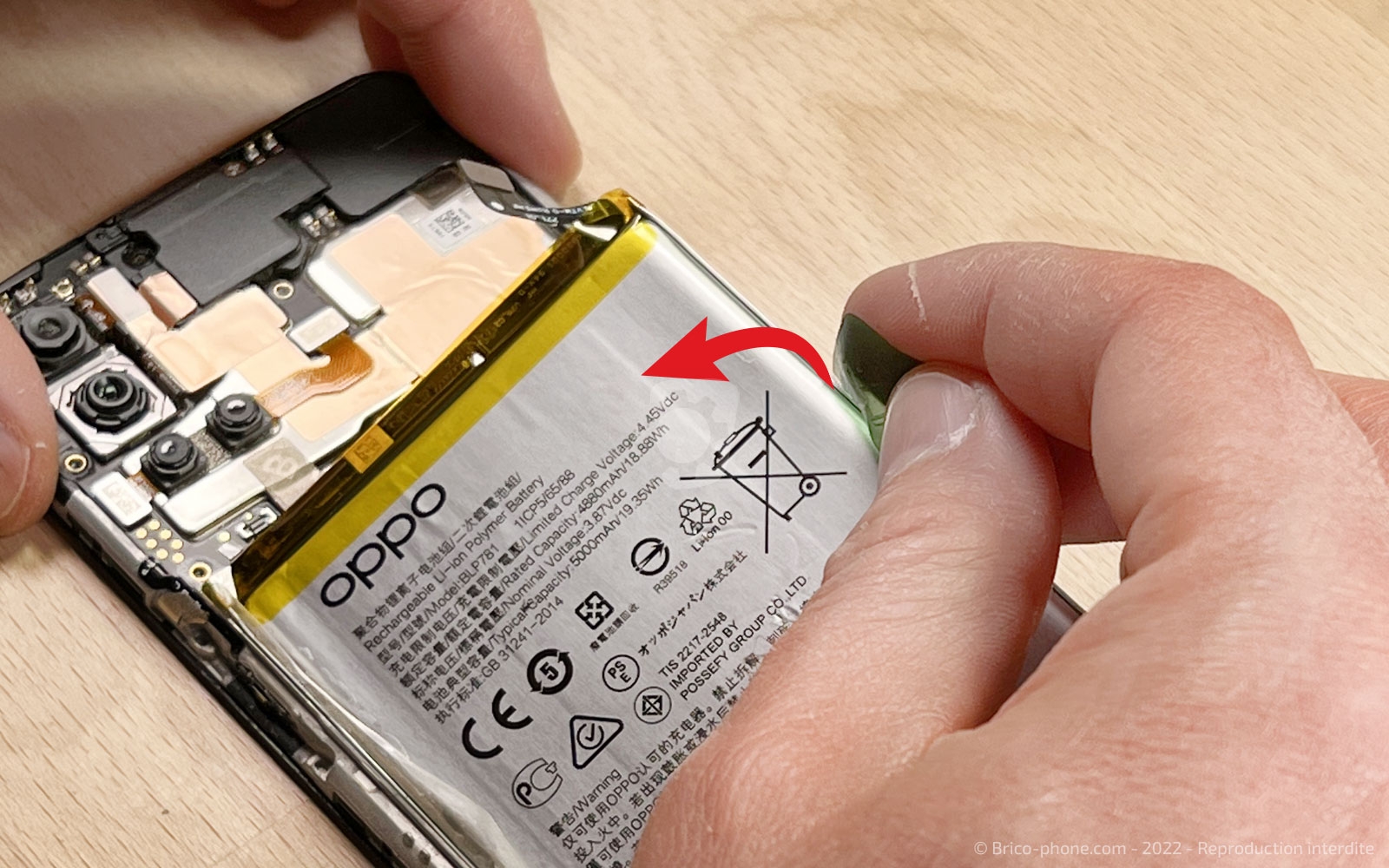 Changer l'écran du Oppo A72 4G sur A72 photo 3