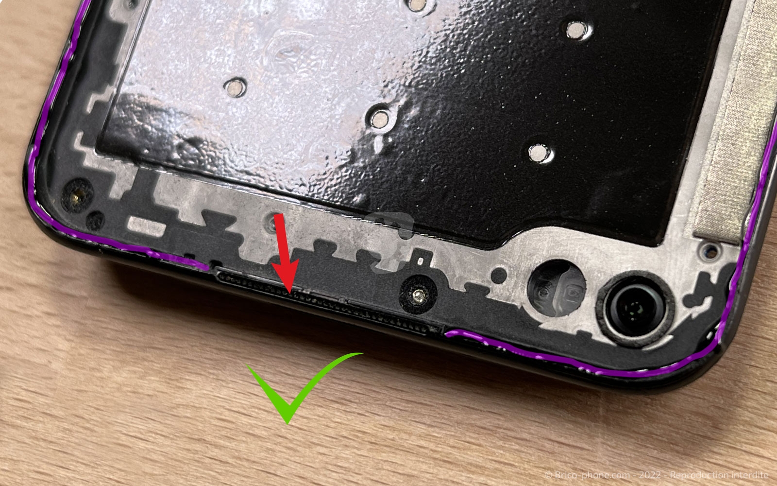 Changer l'écran du Oppo A72 4G sur A72 photo 3