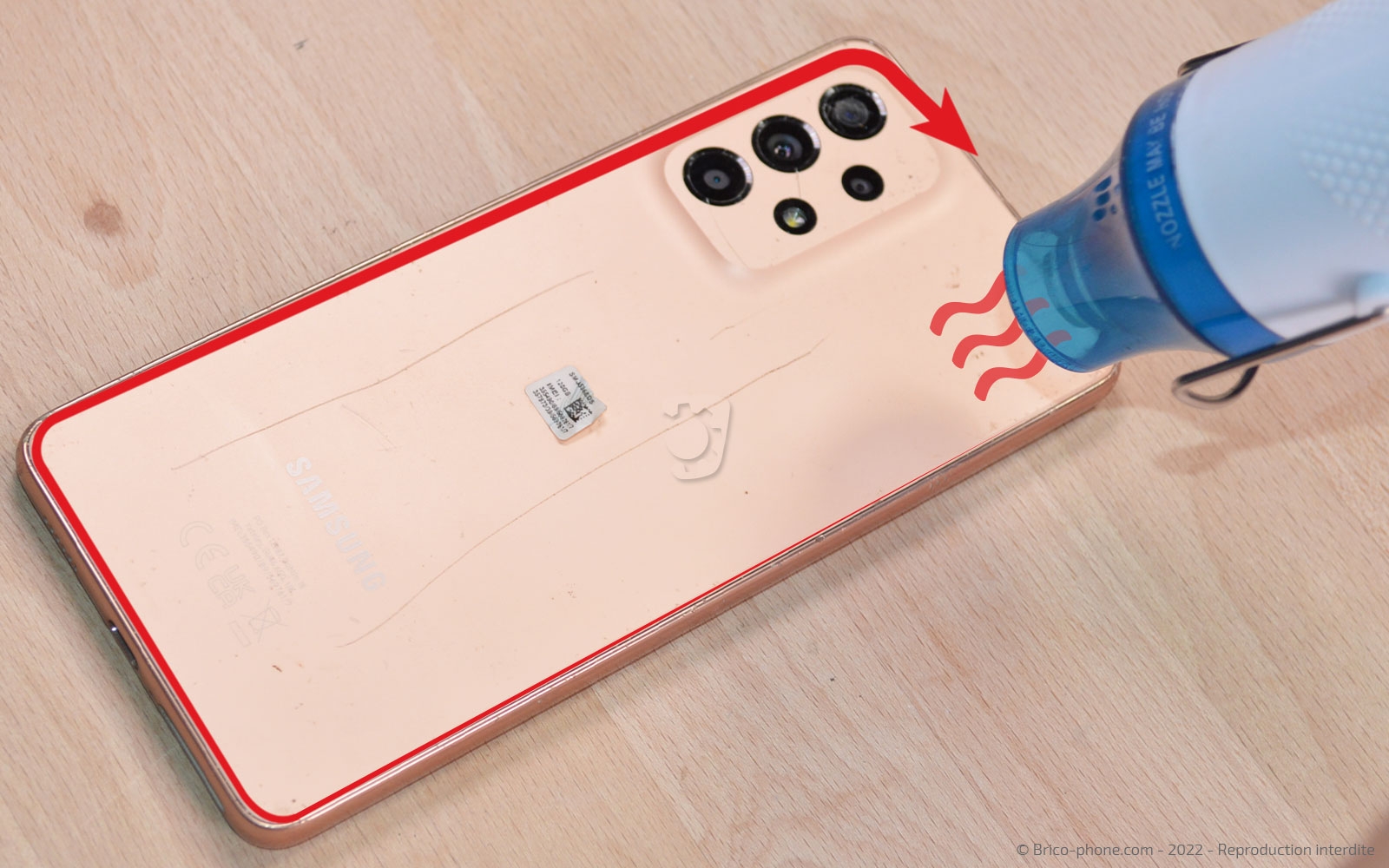 Comment changer le connecteur de charge sur Galaxy A53 5G photo 2