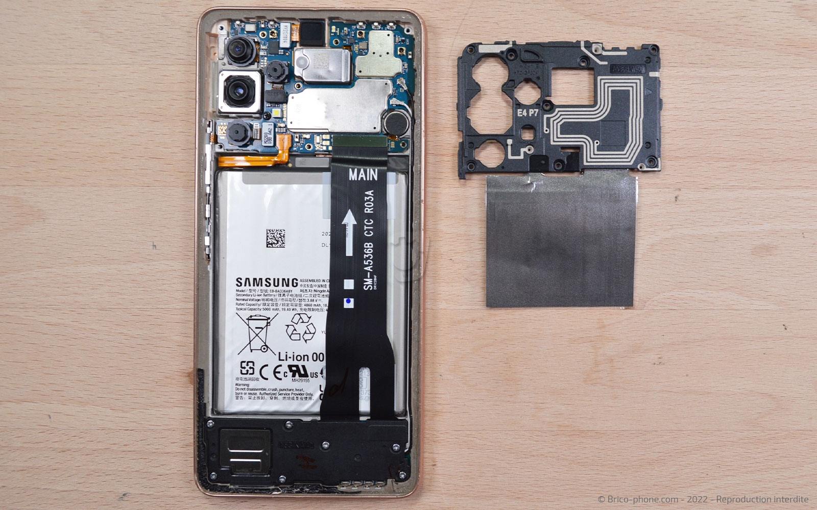 Comment changer le connecteur de charge sur Galaxy A53 5G photo 3