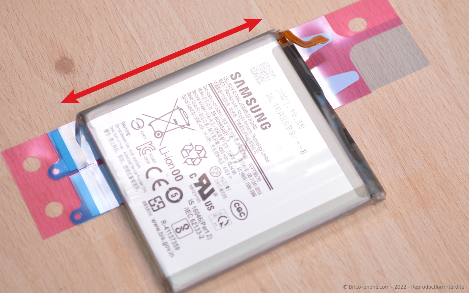 Comment changer le bloc écran sur Galaxy S21 Ultra photo 1