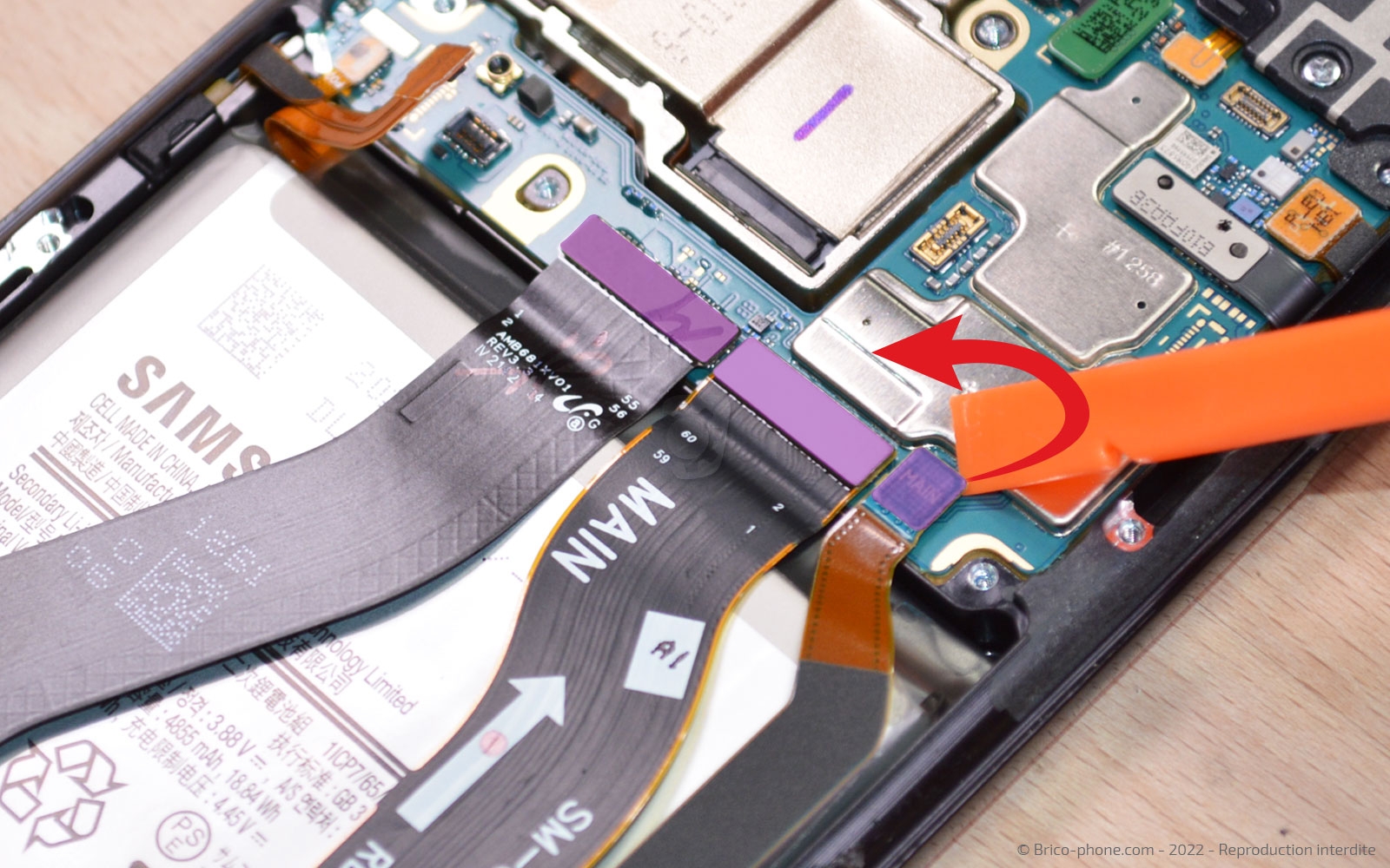 Comment changer le bloc écran sur Galaxy S21 Ultra photo 1