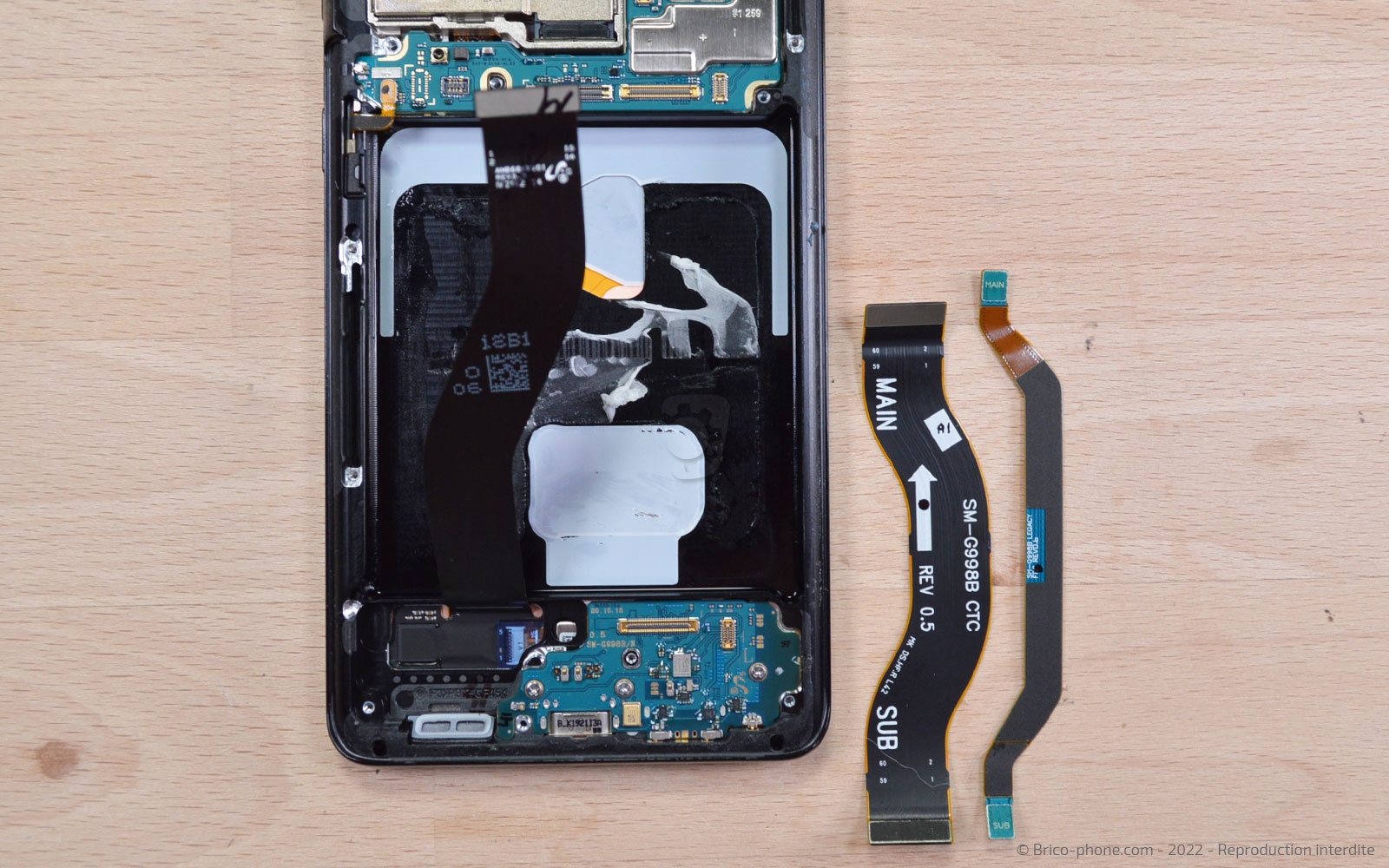 Comment changer le bloc écran sur Galaxy S21 Ultra photo 2