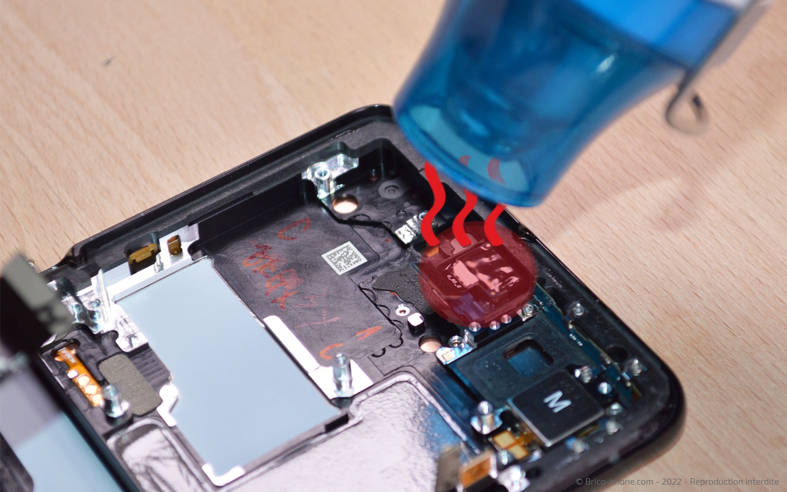 Comment changer le bloc écran sur Galaxy S21 Ultra photo 1