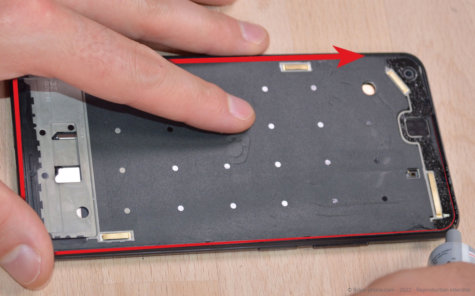 Comment changer l'écran seul (vitre + LCD) sur Mi 11 Lite 5G photo 3