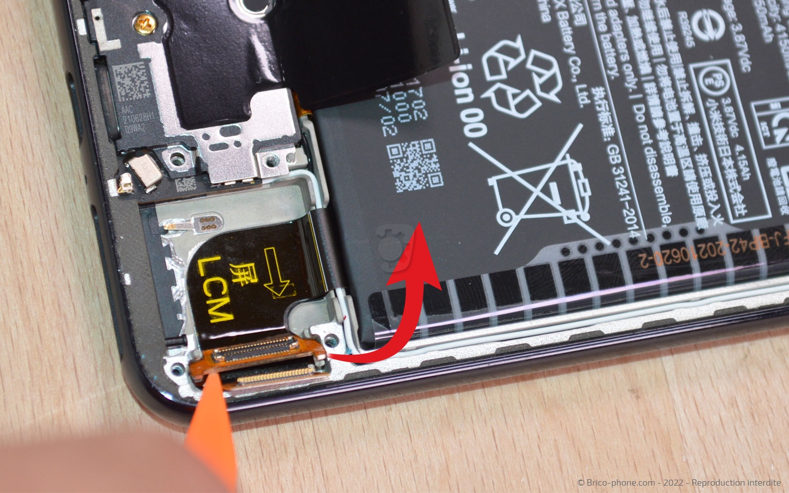 Comment changer l'écran seul (vitre + LCD) sur Mi 11 Lite 5G photo 3