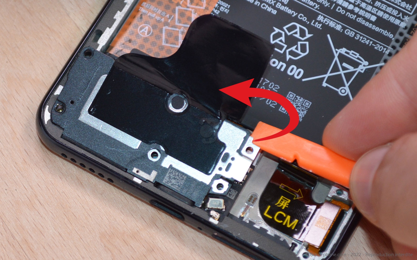 Comment changer le connecteur de charge sur Mi 11 Lite 5G photo 2