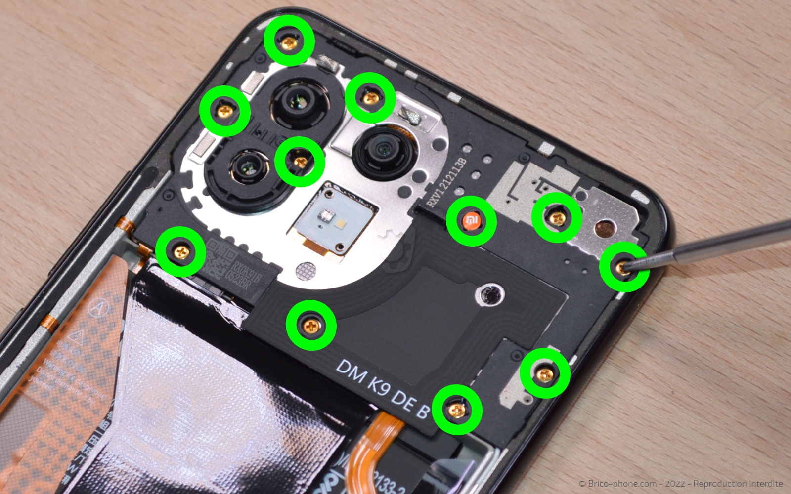 Comment changer le connecteur de charge sur Mi 11 Lite 5G photo 1