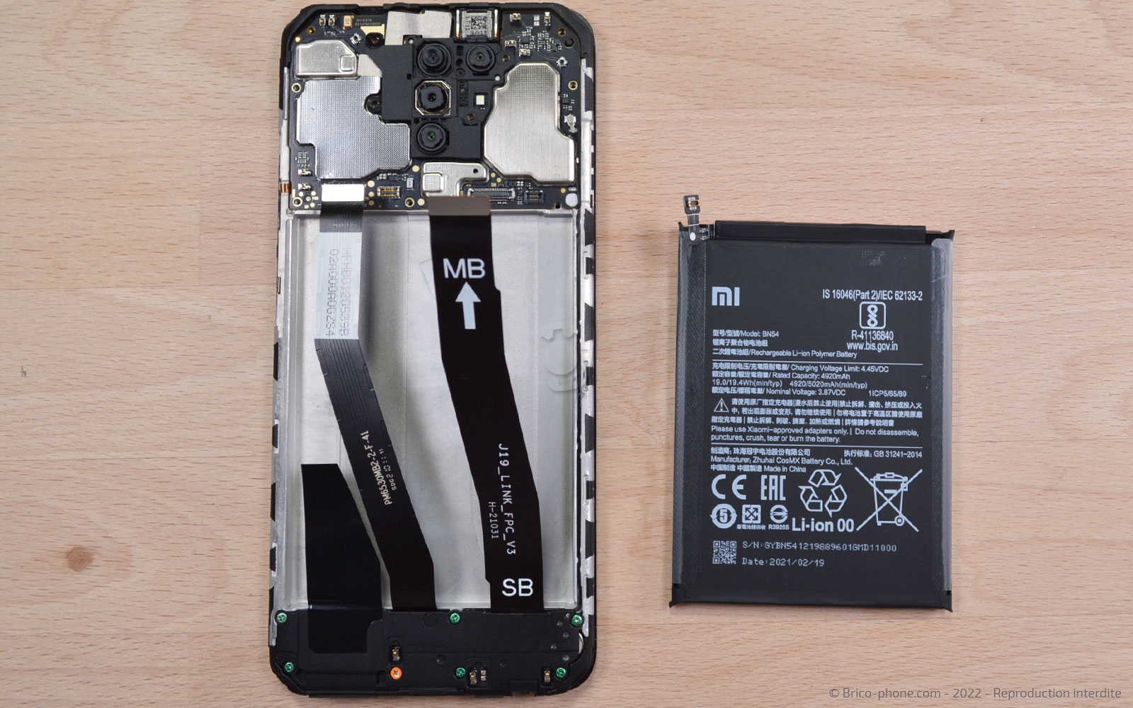 Guide démontage complet sur Redmi 9 photo 4