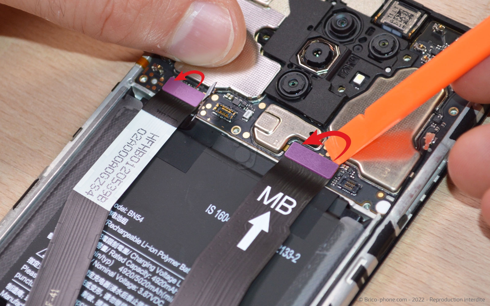 Comment changer la batterie sur Redmi 9 photo 2