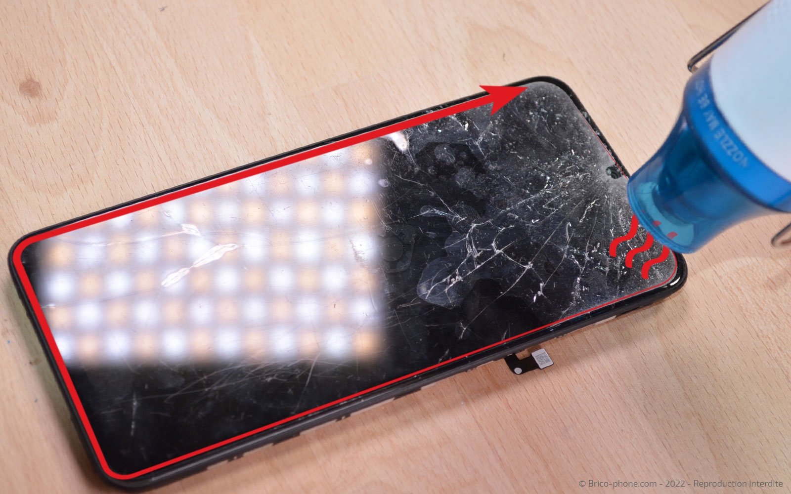 Comment remplacer l'écran (vitre + LCD) sur Redmi 9 photo 2