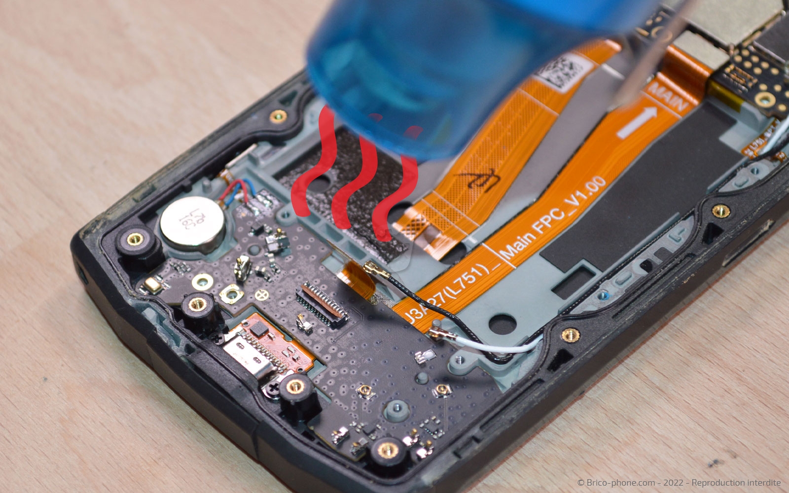 Comment changer le bloc écran sur Core-M5 photo 1