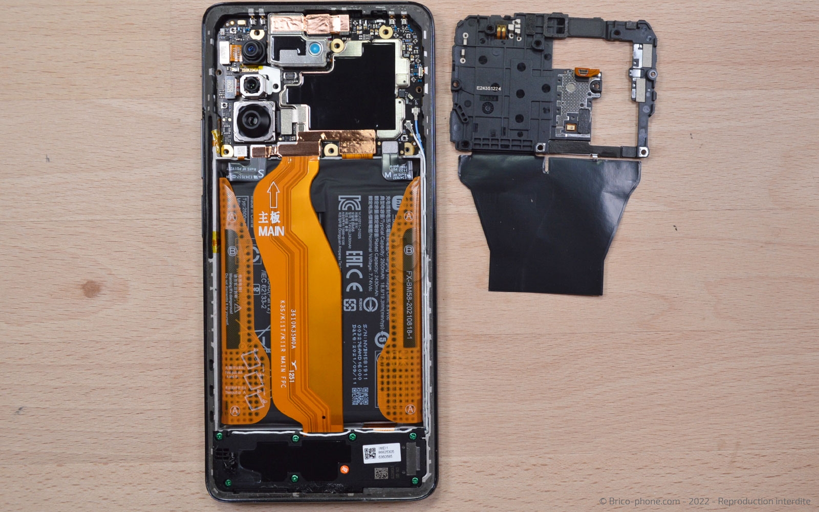 Comment changer la batterie sur 11T PRO photo 3