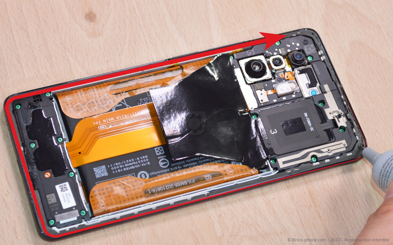 Comment remplacer l'écran seul (vitre + LCD) sur 11T PRO photo 1