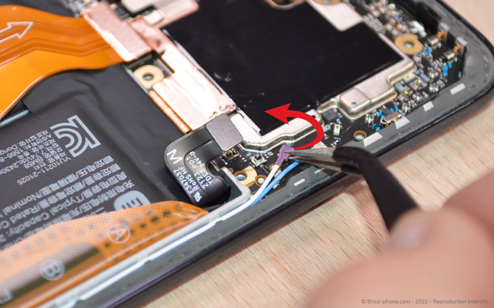 Comment remplacer l'écran seul (vitre + LCD) sur 11T PRO photo 3