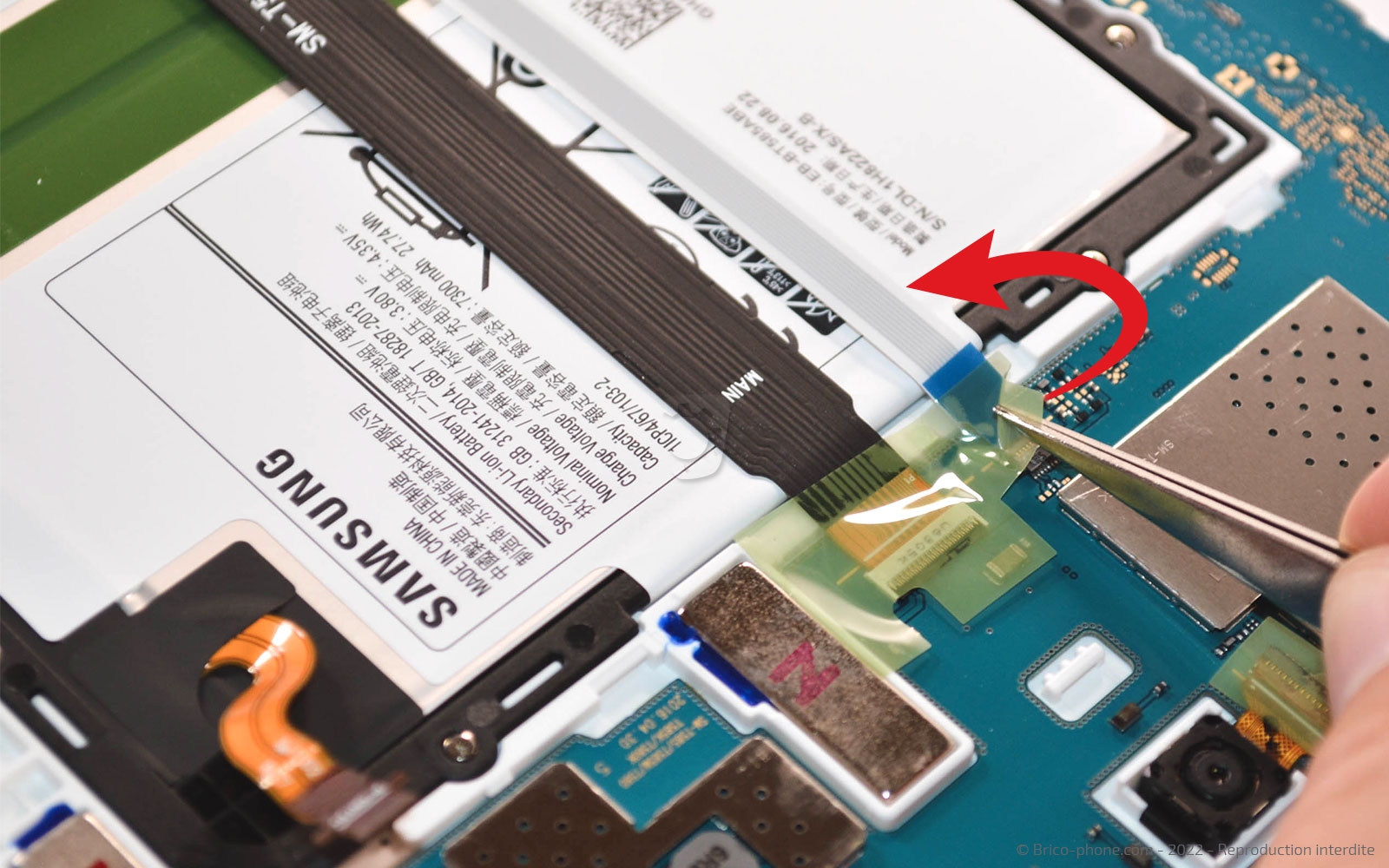 Comment changer la batterie sur Galaxy Tab A 10-1 2016 (SM-T580-SM-T585) photo 4