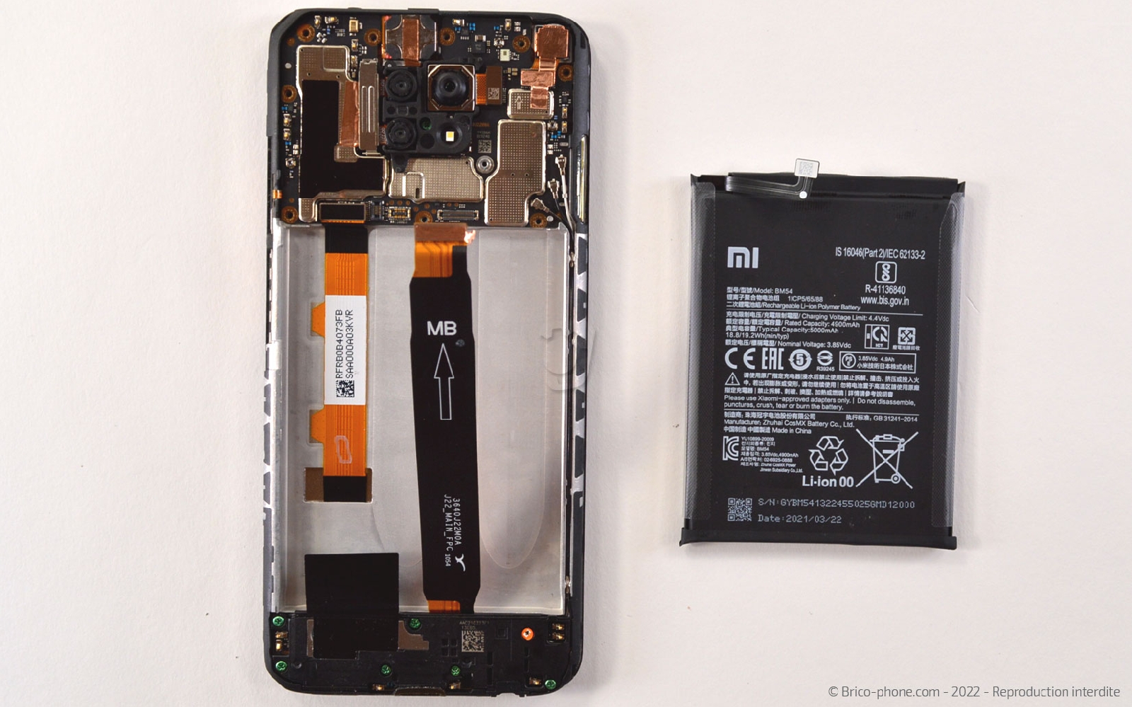 Comment changer la vitre et le LCD sur Redmi note 9T photo 4