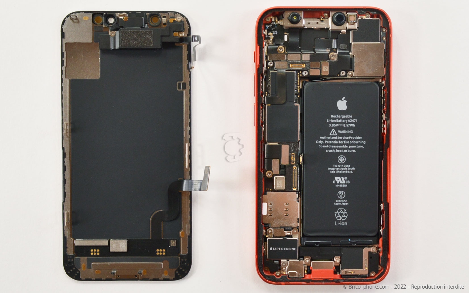 Comment remplacer la caméra Face ID  sur iPhone 12 Mini photo 2