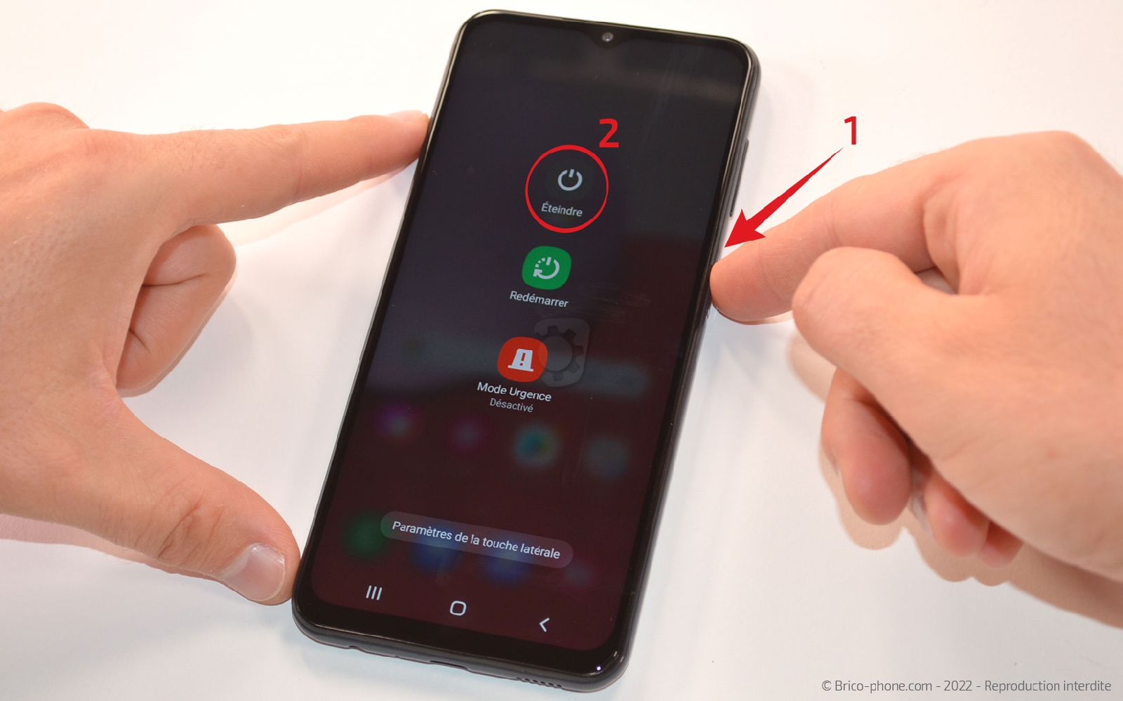 Comment changer le bloc écran sur Galaxy A13 photo 1