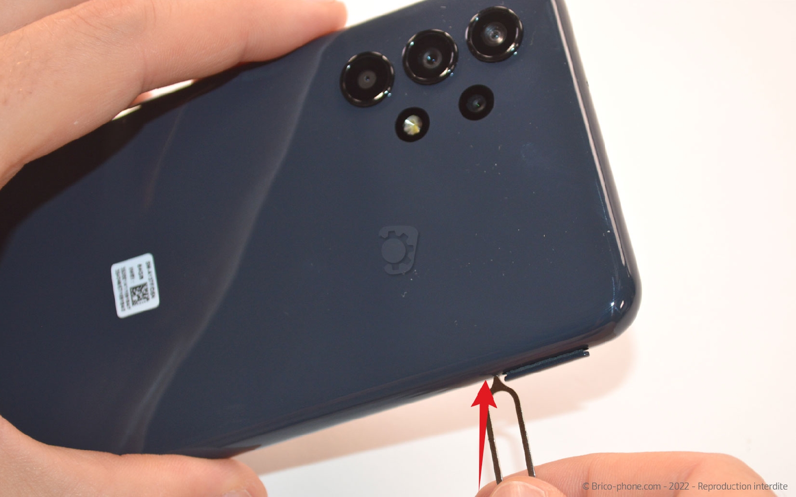 Comment changer le bloc écran sur Galaxy A13 photo 1