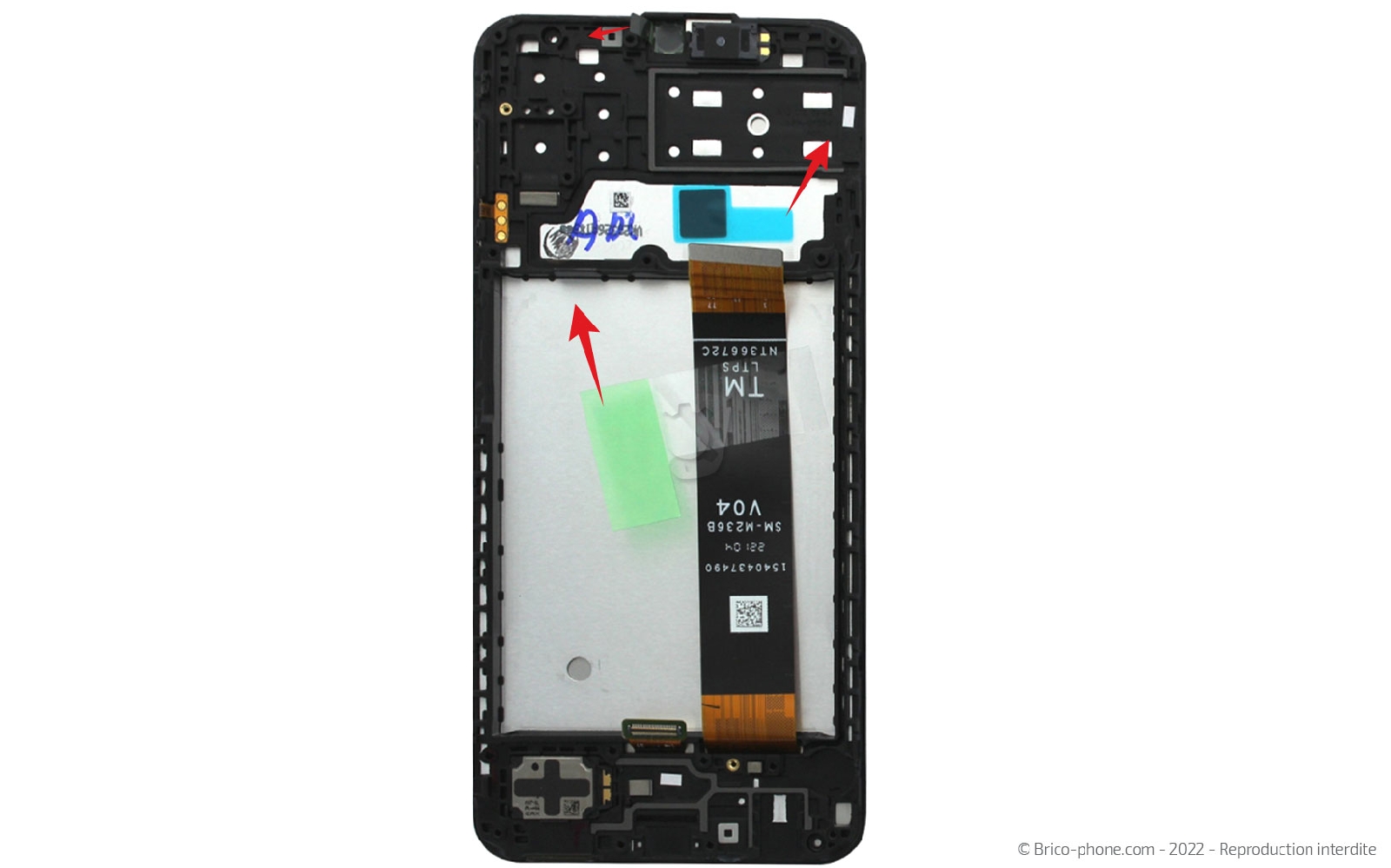 Comment changer le bloc écran sur Galaxy A13 photo 1