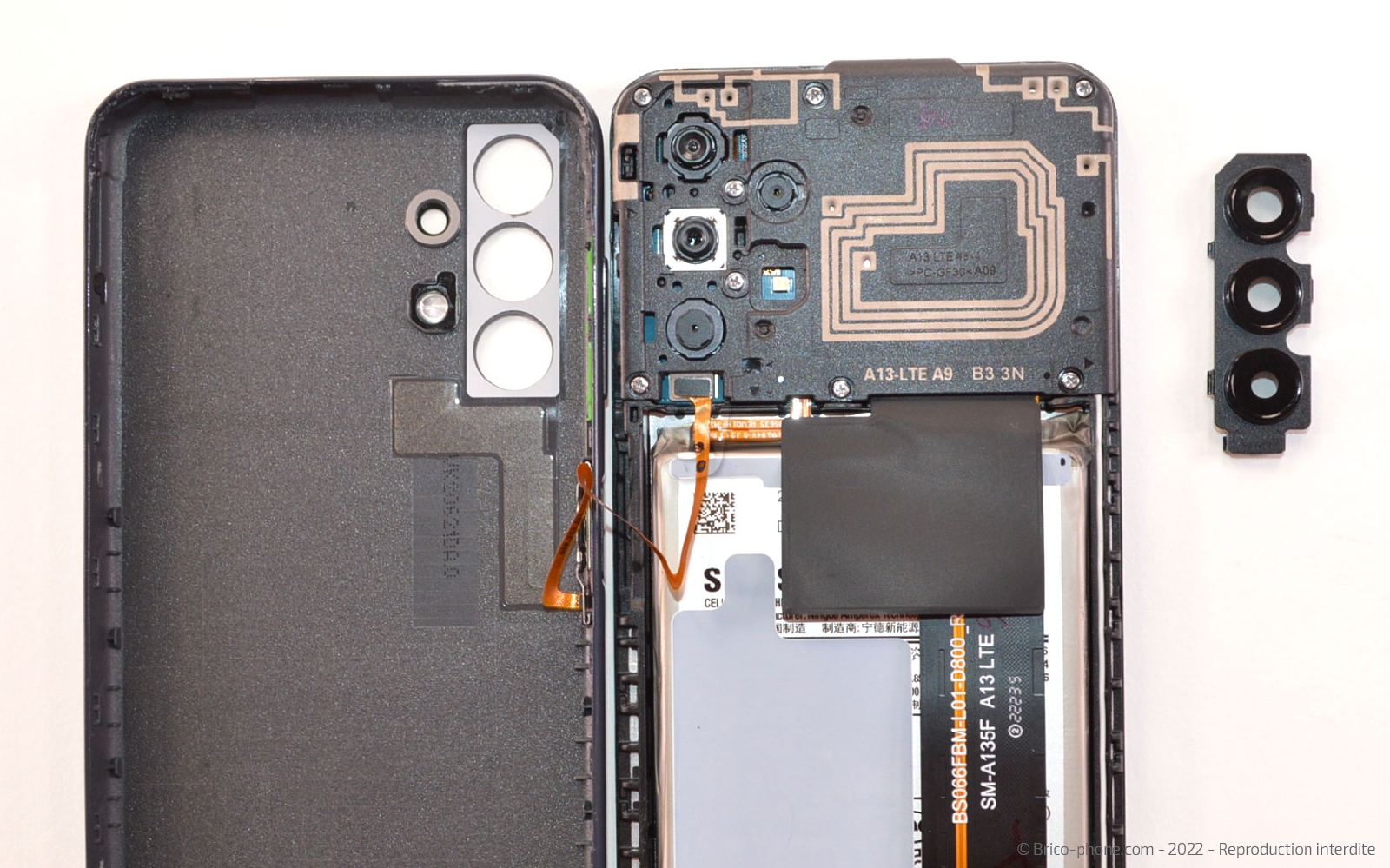 Comment changer la coque arrière sur Galaxy A13 photo 2