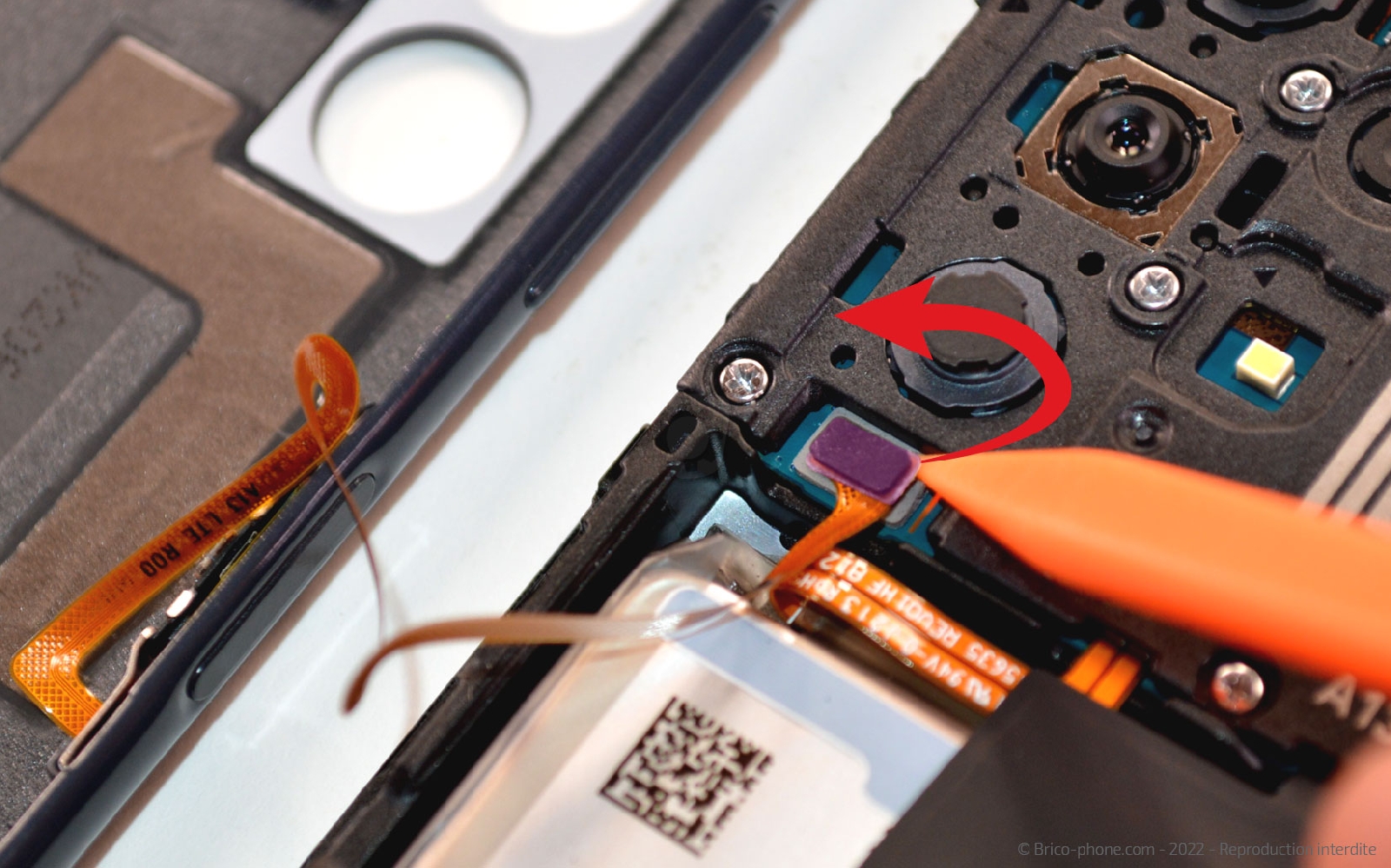 Comment changer la coque arrière sur Galaxy A13 photo 3