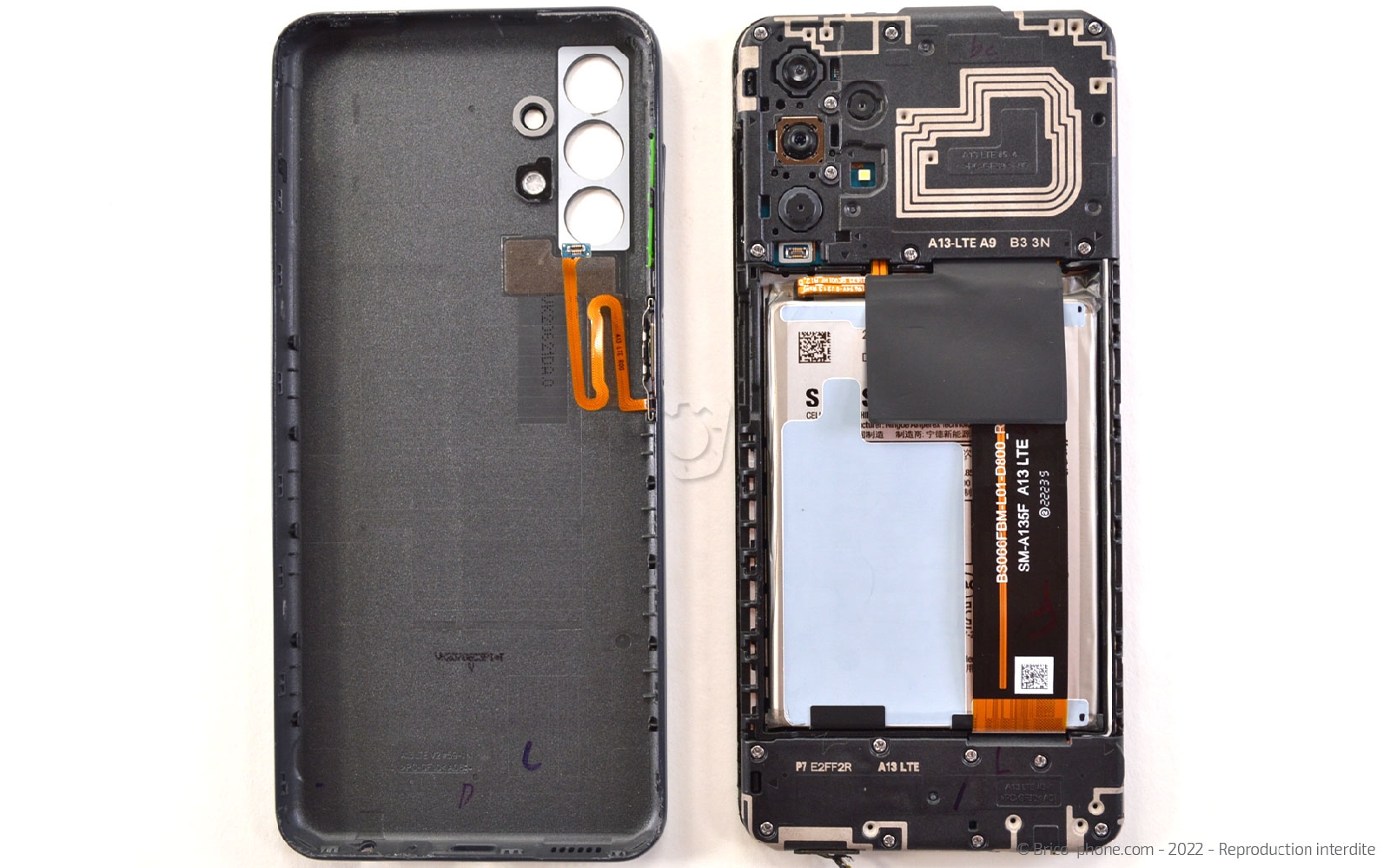 Comment changer la coque arrière sur Galaxy A13 photo 4