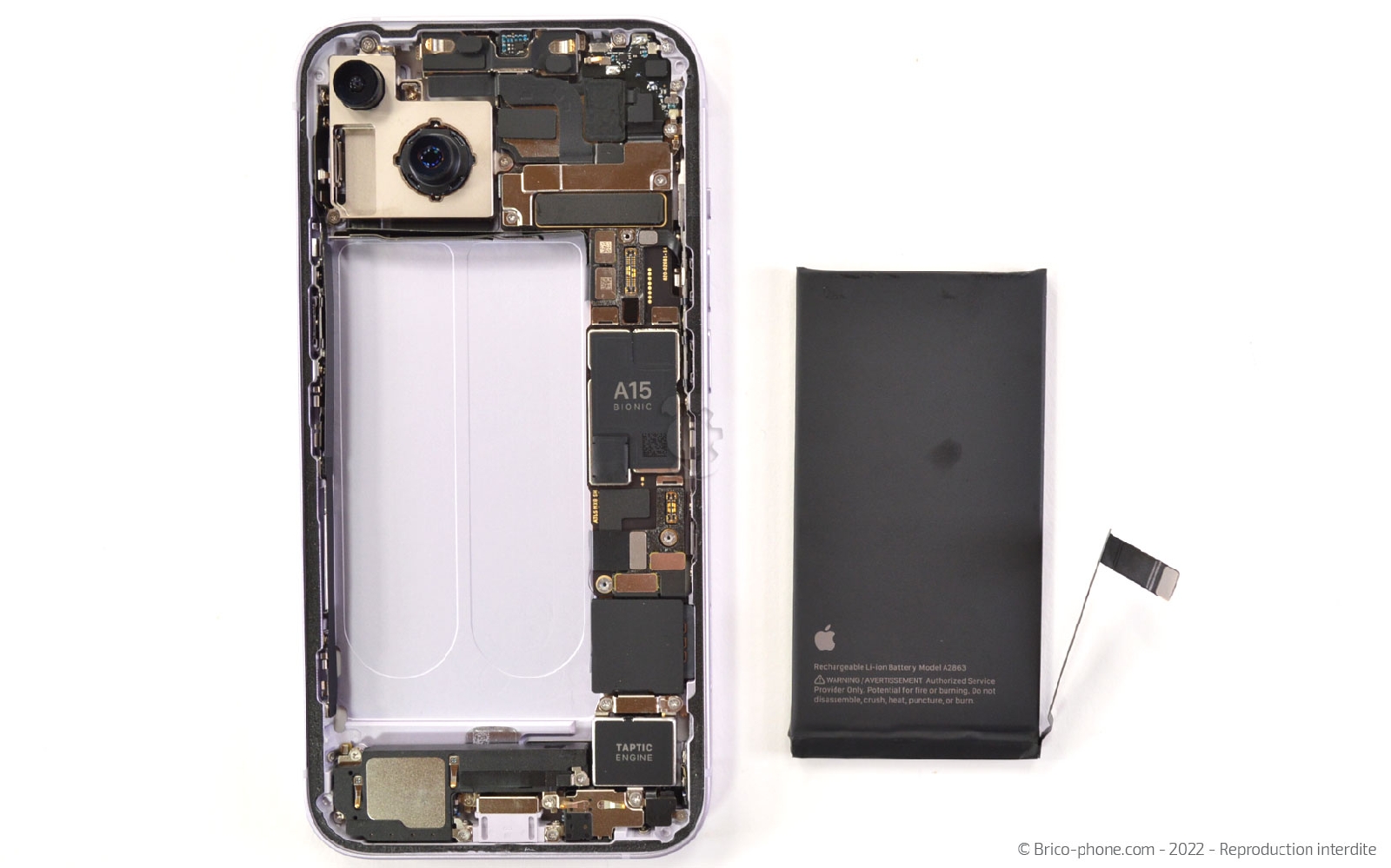 Comment changer la batterie sur iPhone 14 photo 4