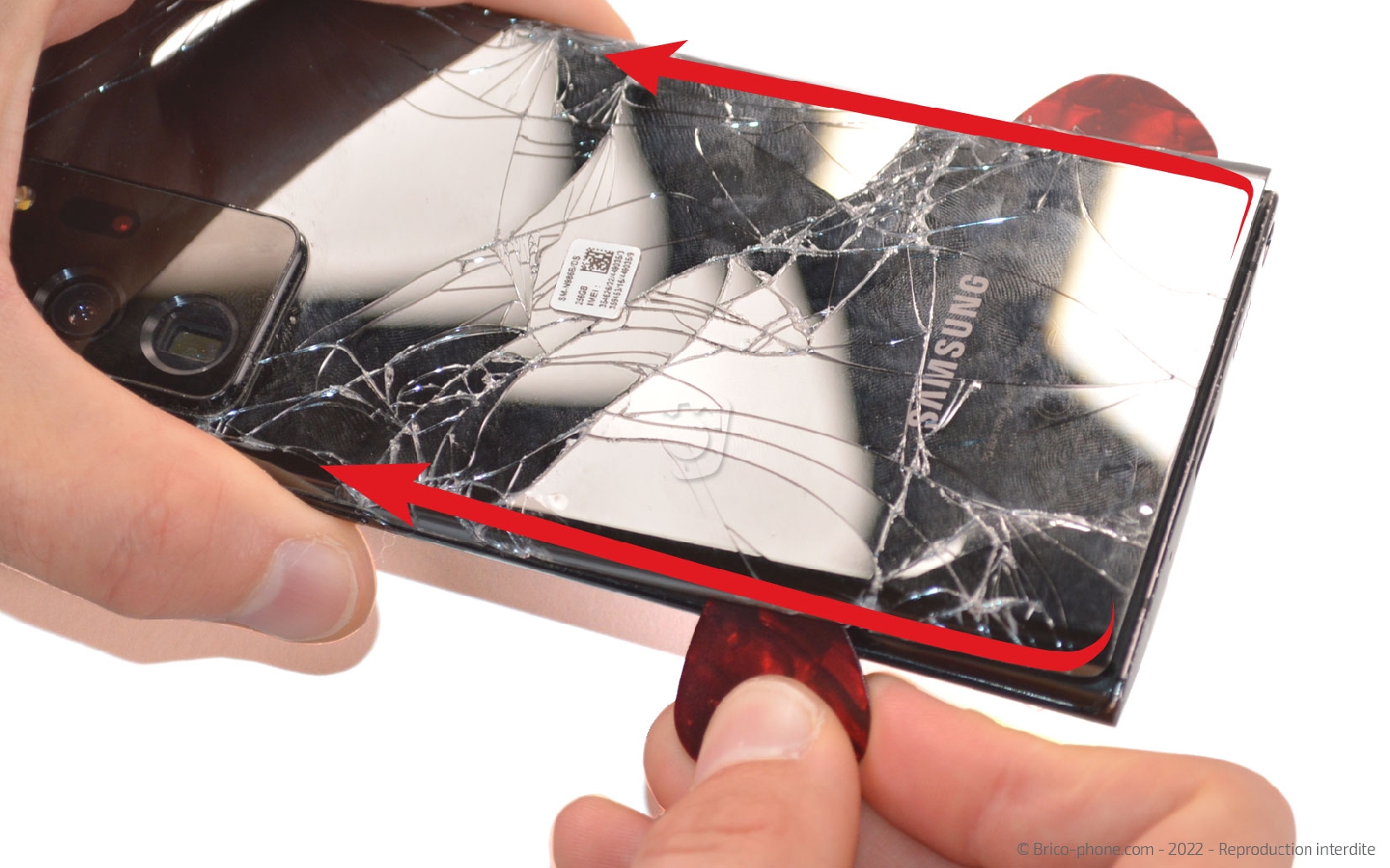 Comment changer la batterie sur Galaxy Note 20 Ultra 5G photo 3